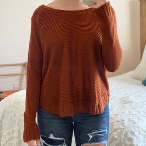 Rust colored sweater